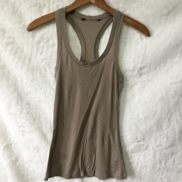 other Tops - Brown Racer Back Tank Top